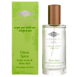 Mandara Spa Citrus Spice Body, Home & Linen Spray