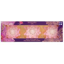 Mandara Spa Float Away Scented Candles