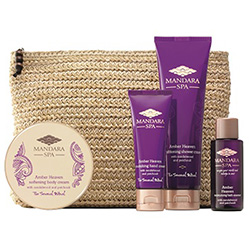 Mandara Spa Amber Heaven Spa Getaway Travel Bag