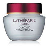 La Thérapie Glycolic Crème Renew Glycolic Day Cream for skin resurfacing.  SPF 30