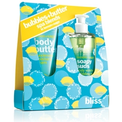 Bliss Bubbles and Butter Spa Blends in Lemon and Sage